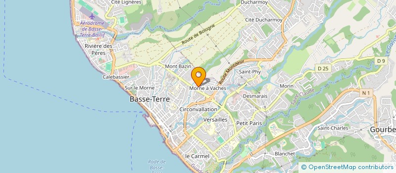 localisation de l'entreprise UN SAVOIR UNE METHODE POUR UNE COMPETENCE MA TRISEE à BASSE-TERRE