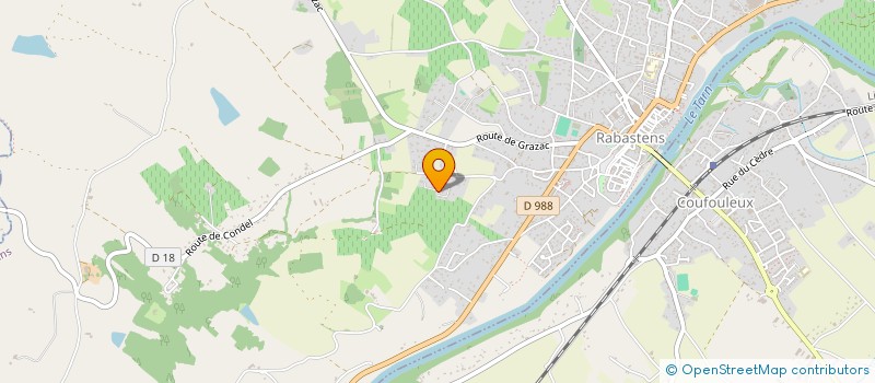 localisation de l'entreprise UN SECOND REGARD  RABASTENS