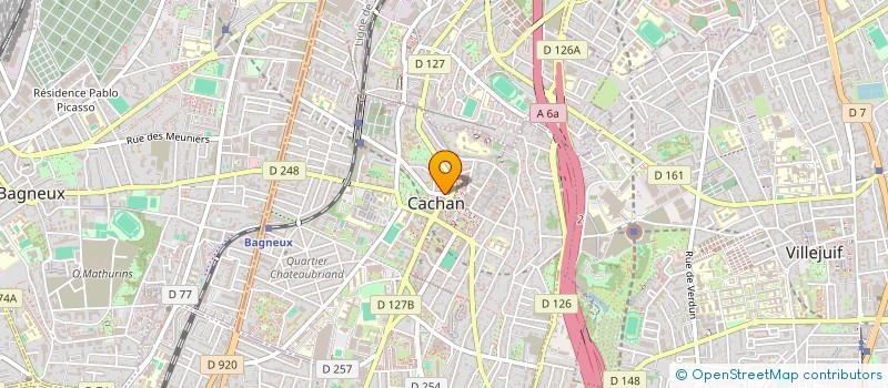 localisation de l'entreprise UN SI FAIT à CACHAN