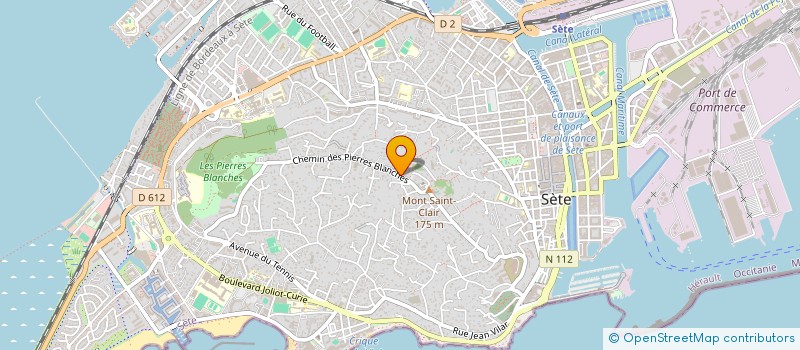 localisation de l'entreprise UN SIECLE ET PLUS à SETE