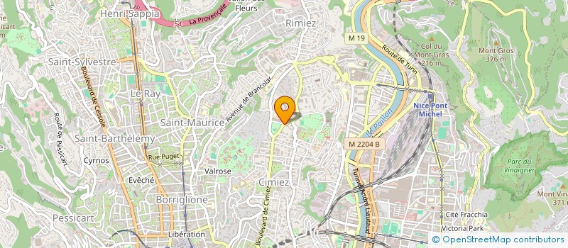 localisation de l'entreprise UN SOIR AU CINEMA  NICE