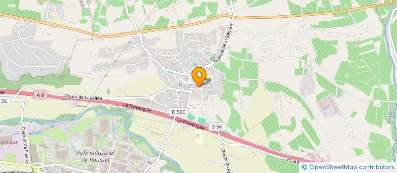 localisation de l'entreprise UN SON DE LA GARRIGUE  ROUSSET