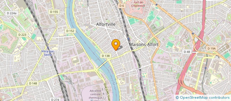 localisation de l'entreprise UN SOUFFLE D AIR à ALFORTVILLE