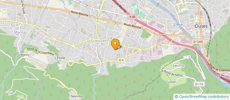 localisation de l'entreprise UN SOUFFLE D'AVENTURE  DOUVAINE