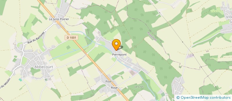 localisation de l'entreprise UN SOUFFLE NOUVEAU  PONCHON