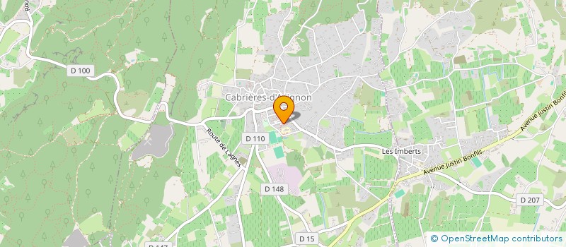 localisation de l'entreprise UN SOUFFLE...UNE VIE  CABRIERES D'AVIGNON