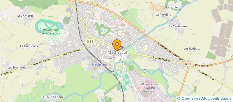 localisation de l'entreprise UN SOUPCON DE MAGIE  MACHECOUL-SAINT-MEME