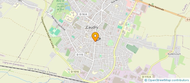 localisation de l'entreprise UN SOURIRE APRES LES LARMES  CAUDRY