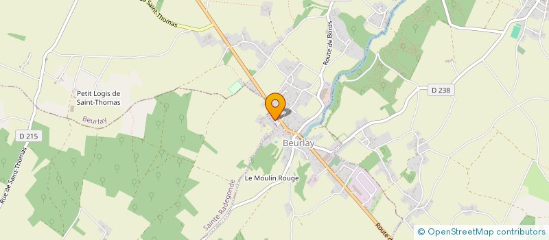 localisation de l'entreprise UN SOURIRE AU CHOCOLAT  BEURLAY