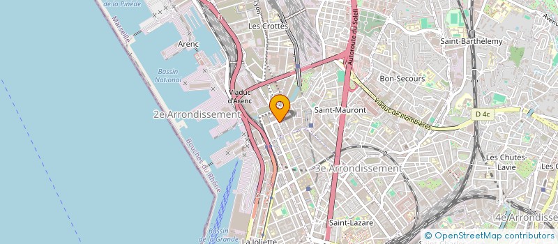 localisation de l'entreprise UN SOURIRE AUX FAMILLES à MARSEILLE