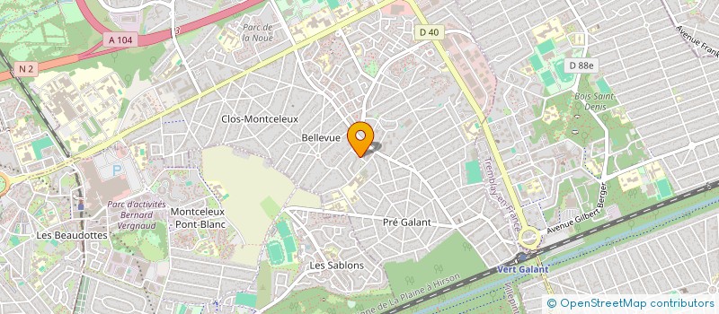 localisation de l'entreprise UN SOURIRE & DZ'AILES 13 à VILLEPINTE