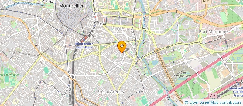 localisation de l'entreprise UN SOURIRE POUR EUX à MONTPELLIER