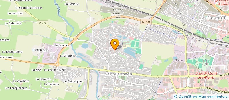 localisation de l'entreprise UN SOURIRE POUR FALLOT  SAINT-BERTHEVIN