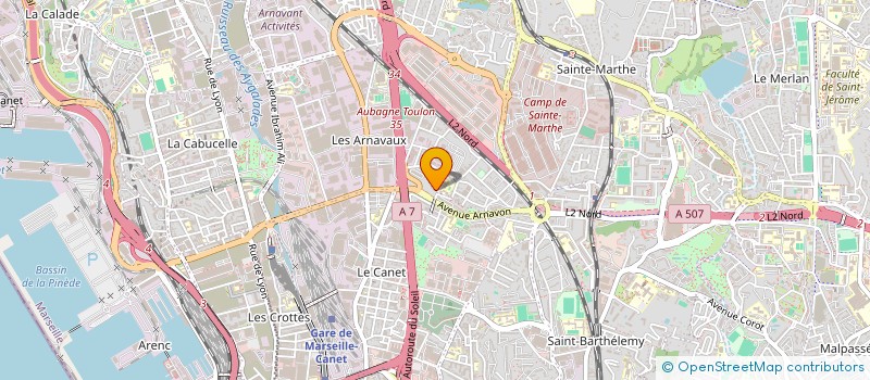 localisation de l'entreprise UN SOURIRE POUR IKRAM à MARSEILLE