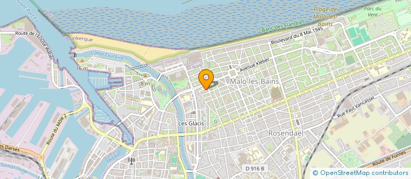 localisation de l'entreprise UN SOURIRE POUR LA CENTRAFRIQUE  DUNKERQUE