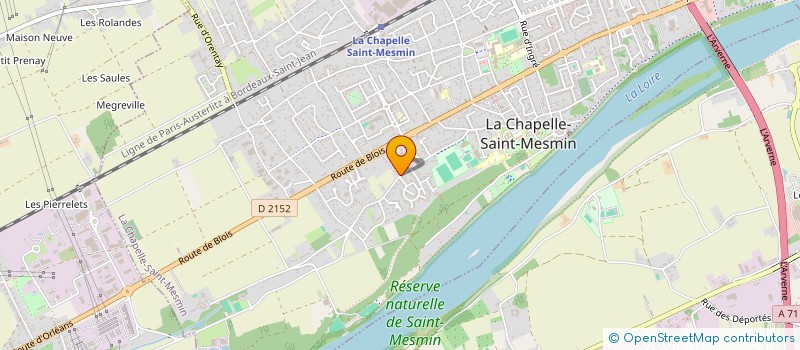 localisation de l'entreprise UN SOURIRE POUR TISSEM ET TOUS LES ENFANTS à LA CHAPELLE-SAINT-MESMIN