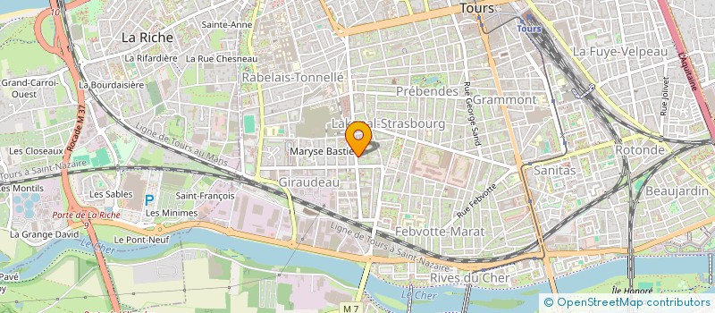 localisation de l'entreprise UN SOURIRE POUR TOUS à TOURS