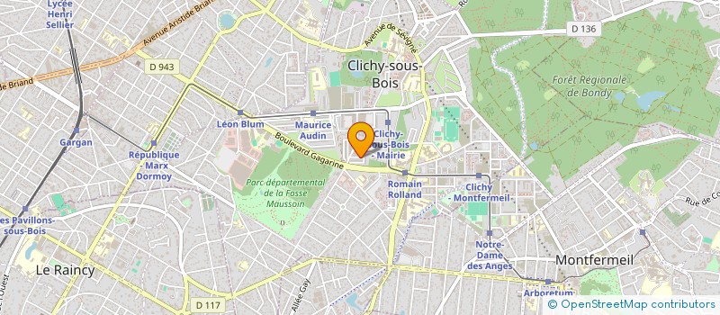 localisation de l'entreprise UN SOURIRE POUR TOUS à CLICHY-SOUS-BOIS