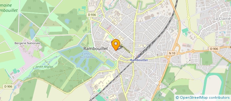 localisation de l'entreprise UN SOURIRE POUR VOUS à RAMBOUILLET