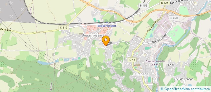 localisation de l'entreprise UN-SYND-CHAUFFEURS ROUTIERS SAL-FRANCE  BEAUCROISSANT