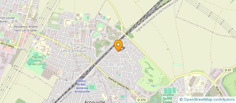 localisation de l'entreprise UN TAXI A PARIS à GONESSE