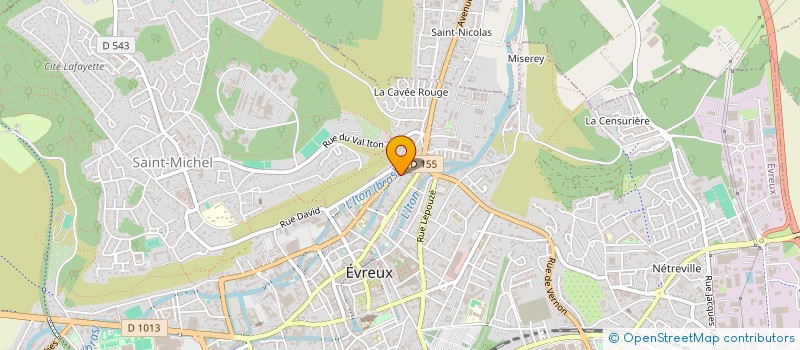 localisation de l'entreprise UN TDAH POUR THAIS  EVREUX