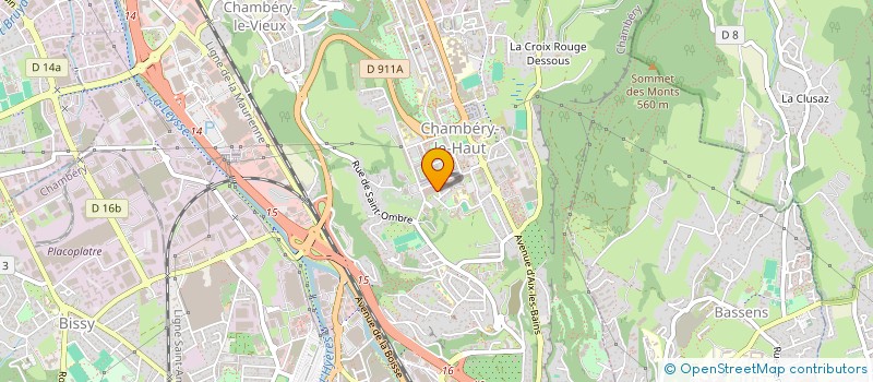 localisation de l'entreprise UN TEMPS A SOI  CHAMBERY