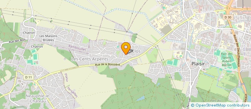 localisation de l'entreprise UN TEMPS DE POETE à PLAISIR