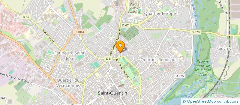 localisation de l'entreprise UN TEMPS DIFFERENT à SAINT-QUENTIN