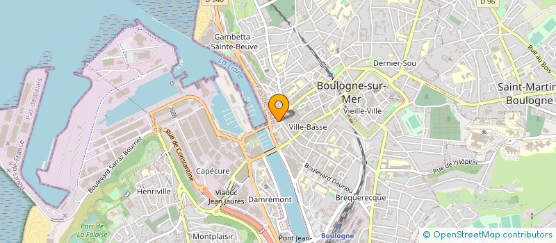 localisation de l'entreprise UN TEMPS POR L à BOULOGNE-SUR-MER