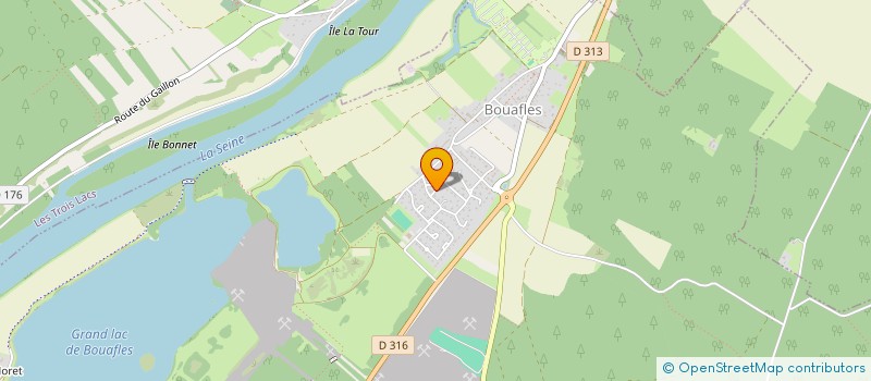 localisation de l'entreprise UN TEMPS POUR ELLE à BOUAFLES