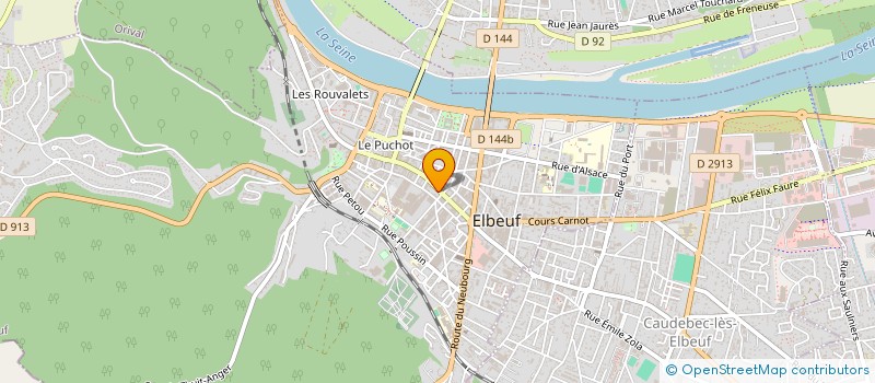 localisation de l'entreprise UN TEMPS POUR ELLES  ELBEUF