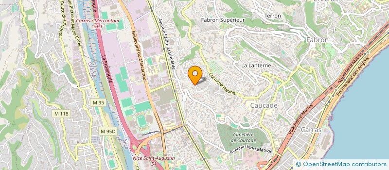 localisation de l'entreprise UN TEMPS POUR SOI à NICE