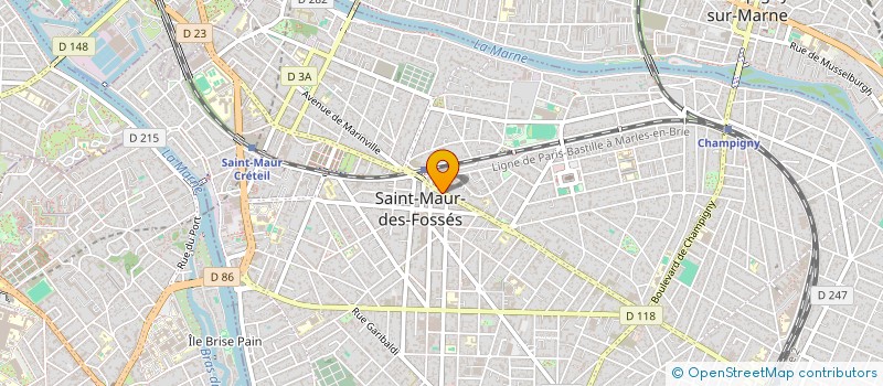 localisation de l'entreprise UN TEMPS POUR SOI ... à ST MAUR DES FOSSES