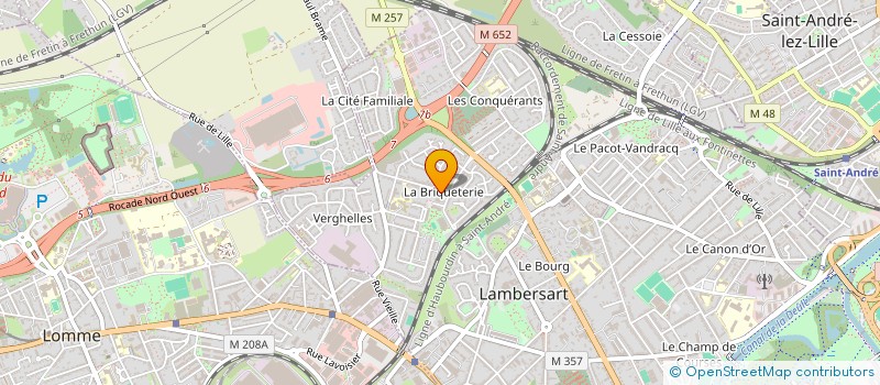 localisation de l'entreprise UN TEMPS POUR SOI à LAMBERSART