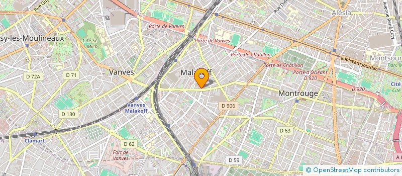 localisation de l'entreprise UN TEMPS POUR SOI à MALAKOFF