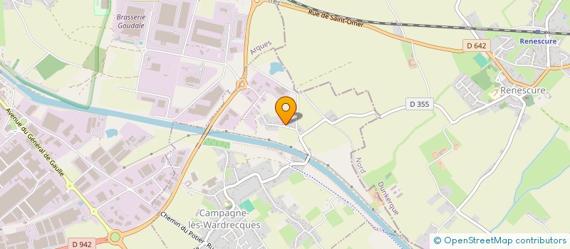 localisation de l'entreprise UN TEMPS POUR SOI  CAMPAGNE-LES-WARDRECQUES