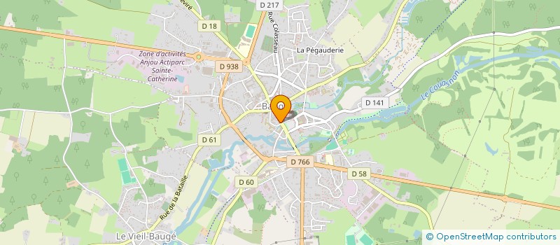 localisation de l'entreprise UN TEMPS POUR SOI à BAUGE-EN-ANJOU