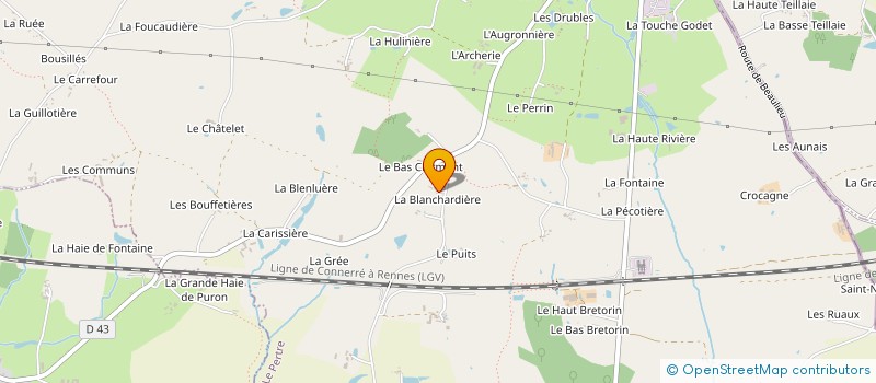 localisation de l'entreprise UN TEMPS POUR SOI AVEC LA SOPHROLOGIE  LE PERTRE