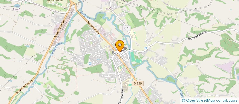 localisation de l'entreprise UN TEMPS POUR VOUS BIEN-ETRE  PAVIE