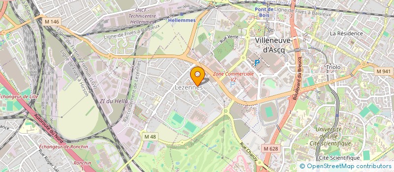 localisation de l'entreprise UN TERRE AGIR à LILLE