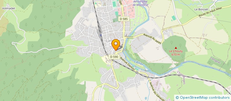 localisation de l'entreprise UN TERRITOIRE D'INITIATIVE LOCALE ENVIRONNEMENTALE ET SOCIALE  LANGEAC