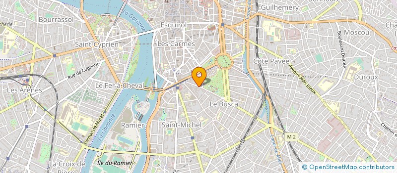 localisation de l'entreprise UN THE CHEZ LES FOUS à TOULOUSE