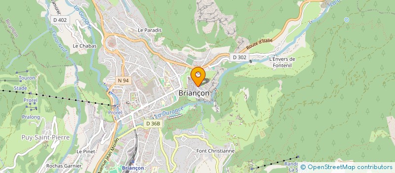 localisation de l'entreprise UN THE DANS LA NEIGE à BRIANCON