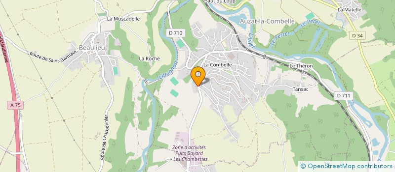 localisation de l'entreprise UN TOIT ET MOI  AUZAT-LA-COMBELLE