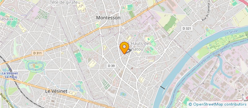 localisation de l'entreprise UN TOIT POUR AVANCER à CHATOU