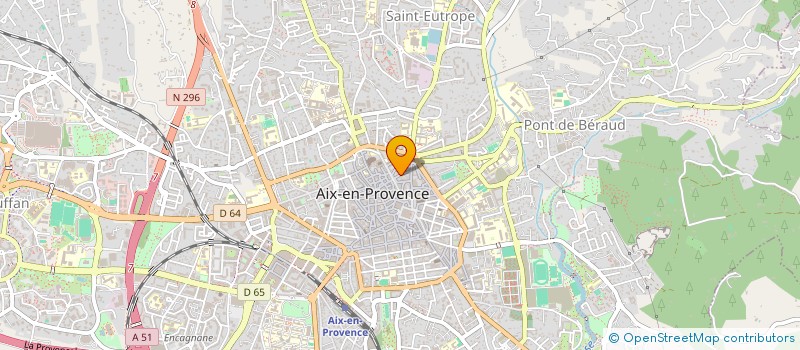 localisation de l'entreprise UN TOIT POUR L'ART à AIX-EN-PROVENCE