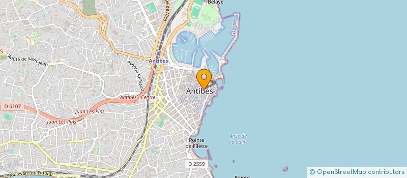 localisation de l'entreprise UN TOIT POUR LES VIEUX ANTIBES à ANTIBES