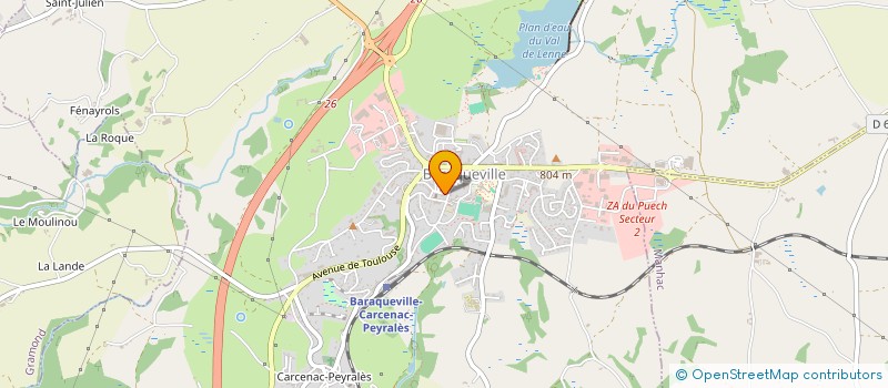 localisation de l'entreprise UN TOIT POUR NOS FETES à BARAQUEVILLE