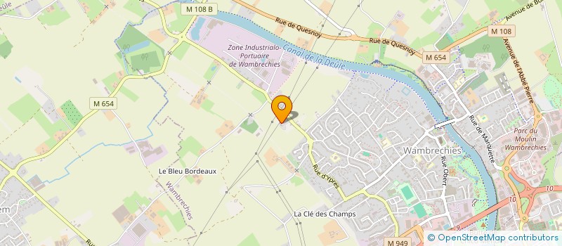 localisation de l'entreprise UN TOIT POUR NOUS à WAMBRECHIES